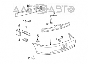 Amplificatorul pentru bara spate Toyota Solara 04-08