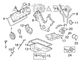 Прокладка поддона двигателя Ford F150 2010 4.6 5.4