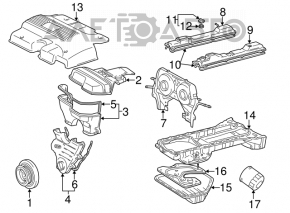 Capacul motorului Lexus GS300 98-05