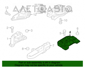 Подушка двигателя левая Mazda3 MPS 09-13