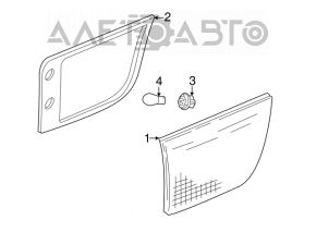 Lampa dreapta murdară în interiorul BMW X5 e53 restilizat 04-06