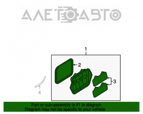 Grila de ventilatie dreapta Mazda3 03-08