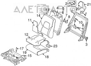 Radiatorul condensatorului de aer condiționat pentru Lexus RX300 98-03, nou, neoriginal, AVA.