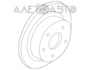 Placuta de frana spate dreapta Mazda6 09-13