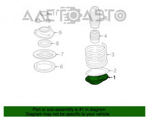 Amortizorul frontal stânga Mitsubishi Galant 04-12