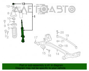 Amortizor spate dreapta Toyota Prius 20 04-09