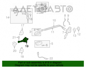 Ограничитель двери передней левой Lexus IS200 IS300 99-05