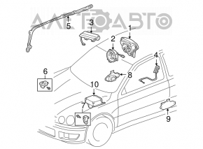 Airbag-ul pasagerului din bordul Lexus IS200 IS300 99-05.