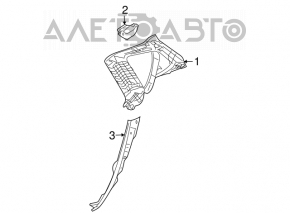 Capac spate dreapta Mazda3 03-08 HB