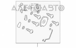 Актуатор моторчик привод печки кондиционер Mazda3 03-08