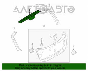 Capacul portbagajului superior Mazda3 03-08 HB