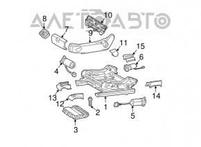 Компьютер управления водительским сиденьем Mercedes W164 ML