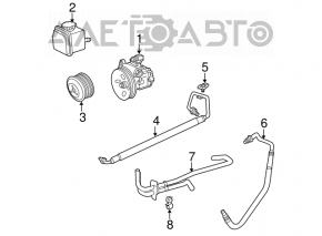 Rezervorul de ulei de direcție asistată pentru Mercedes W211