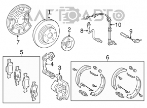 Placă de frână spate stânga Mercedes W211 E550 320mm