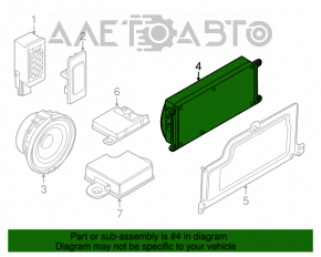 BLUETOOTH TELEMATICS MODULE BMW X5 X6 E70 E71 07-13