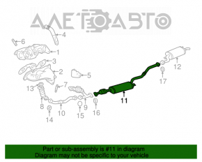 Silentioză spate a rezervorului Lexus RX300 98-03