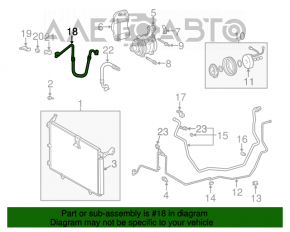 Трубка кондиционера конденсер-компрессор Lexus RX300 98-03