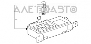 Blocul de siguranțe sub capotă pentru Lexus RX300 98-00