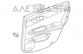 Capacul usii, cartela din spate dreapta Toyota Avalon 05-12 gri.