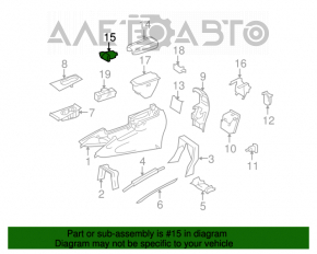 Замок подлокотника Mercedes W164 ML