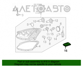 Blocul de aprindere stânga pentru Mercedes W221 07-09