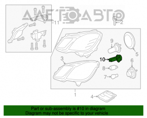 Lampa xenon Mercedes W221 D1S