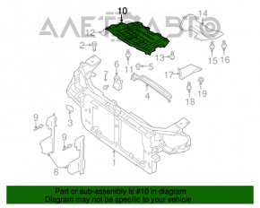 Защита двигателя передняя Infiniti FX35 FX45 03-08