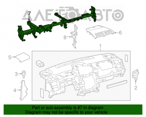 Труба подторпедная усиление Toyota Camry v55 15-17 usa ржавая