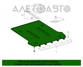 Capacul portbagajului pentru Lexus GX470 03-09 gri.