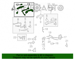 Ручка двери внешняя передняя левая Toyota Avalon 05-12