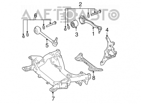 Maneta inferioara fata stanga Mercedes W204 nou original OEM