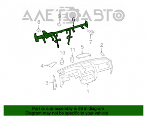 Tubul de protecție subtorpilor pentru Toyota Sequoia 08-16