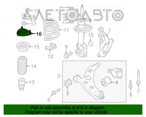 Suport amortizor față stânga Mazda 3 14-18 BM