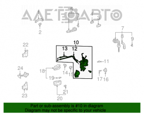 Blocare ușă față dreapta Toyota Highlander 01-07