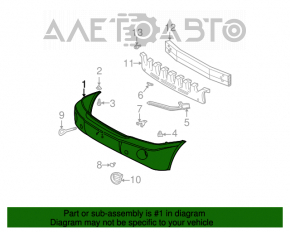 Bara fata goala Toyota Highlander 01-07