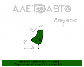 Bara de noroi din față dreapta Toyota Highlander 01-07