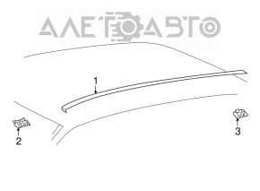 Capota dreapta a acoperisului Toyota Highlander 01-07