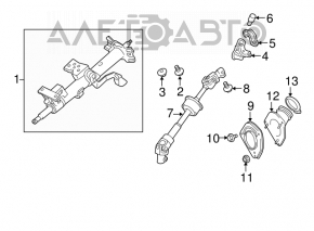 Рулевая колонка Toyota Highlander 01-07