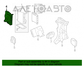 ASAMBLAREA COMPUTERULUI, CONTROLUL VEHICULULUI HIBRID Toyota Avalon 13-18