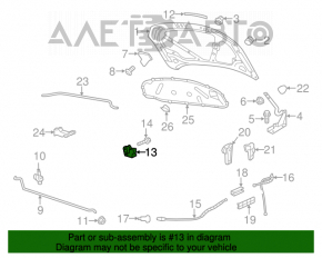 Замок капота VW Passat b8 16-19 USA