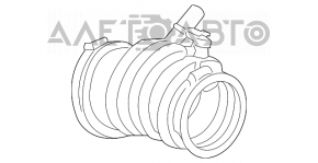 Воздуховод на коллектор Ford Fusion mk5 13-20 2.5