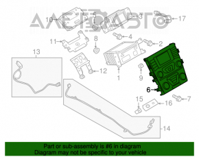 Панель управления радио Ford Fusion mk5 13-20 SYNC 1