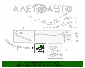 Capota de la Acura MDX 07-13.