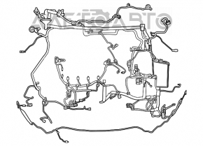 Cablu sub capotă cu bloc de siguranțe Ford Focus mk3 11-18