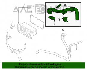 Furtun de aer cu supapă Ford Fusion mk5 13-20 1.5T