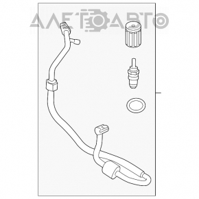 Compresorul de aer condiționat al încălzitorului Ford Transit Connect MK2 13- 2.5