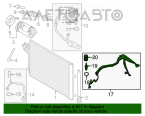 Radiatoarele de aer condiționat și încălzire pentru Ford Transit Connect MK2 13- 2.5