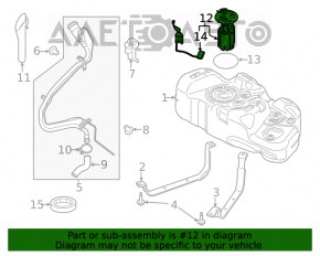 Топливный насос бензонасос Ford Transit Connect MK2 13- 2.5