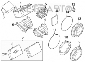 Магнитофон радио Ford Transit Connect MK2 13-