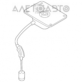 Mecanismul de fixare a roții de rezervă pentru Ford Transit Connect MK2 13-